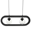 Lampa wisząca AYENSU Drewno Czarny Lumarko!