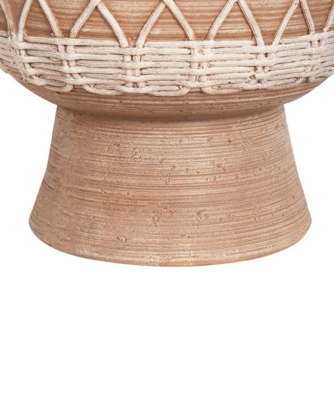 Wazon na kwiaty ALMIROS Ceramika 51 cm Jasnobrązowy