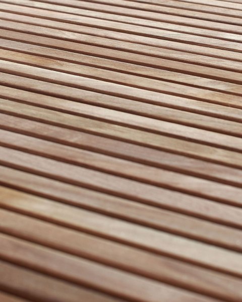 Zestaw 6 krzeseł ogrodowych VIAREGGIO Drewno Brązowy