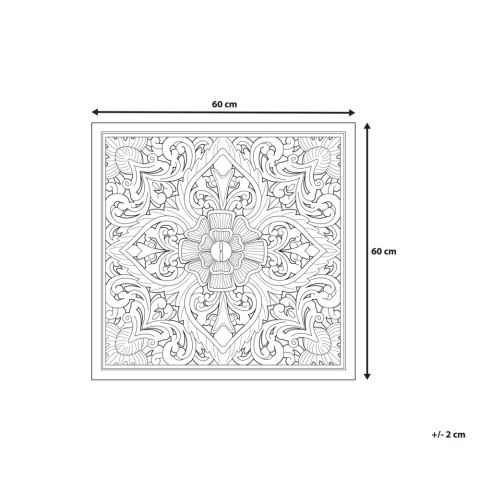 Dekoracja ścienna YONORA Biały 60 cm