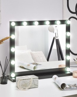 Lustro do makijażu stojące LED BEAUVOIR Czarny Lumarko!