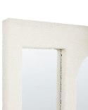 Lustro ścienne MARCIGNY 70 cm 100 cm Boucle Złamana biel Lumarko!