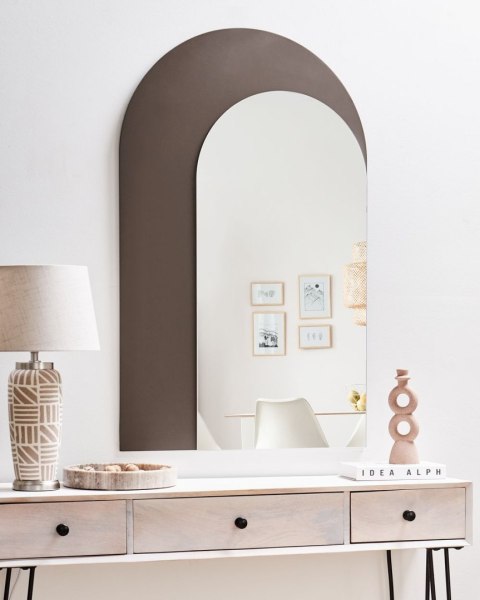 Lustro ścienne PIGNY 58 cm 99 cm Brązowy