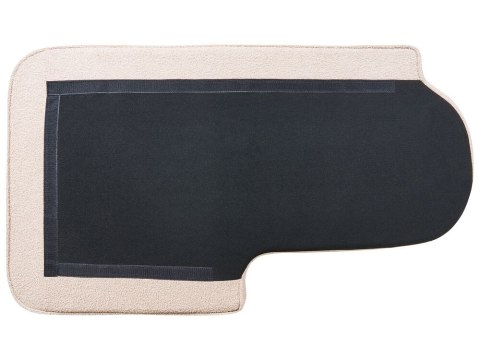 Szezlong boucle prawostronny jasnobeżowy ALLIER