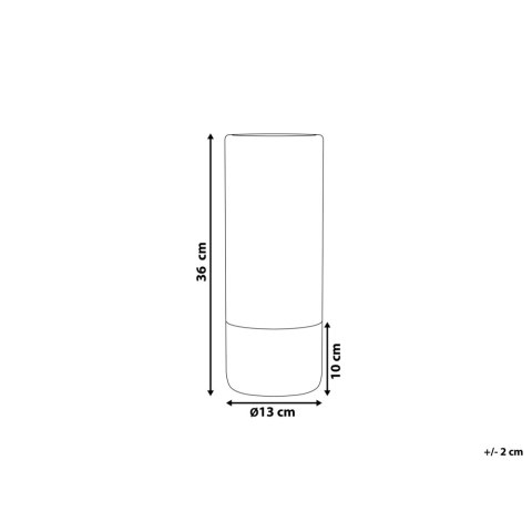Wazon na kwiaty GELIDA Kamionka 36 cm Biały