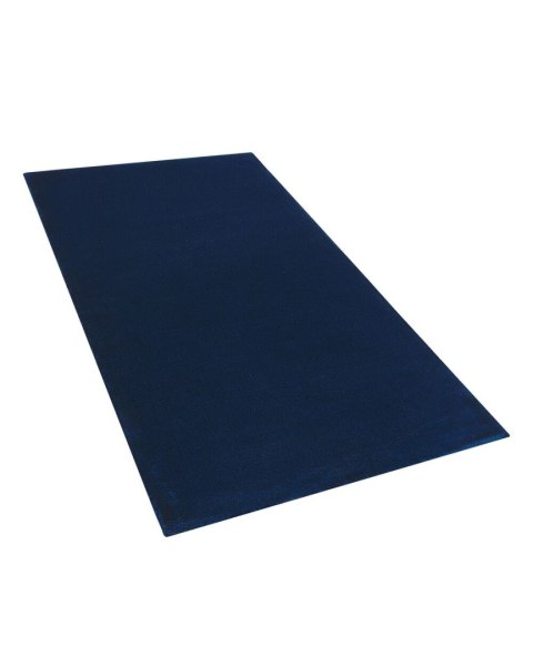 Dywan z wiskozy 80 x 150 cm granatowy GESI II