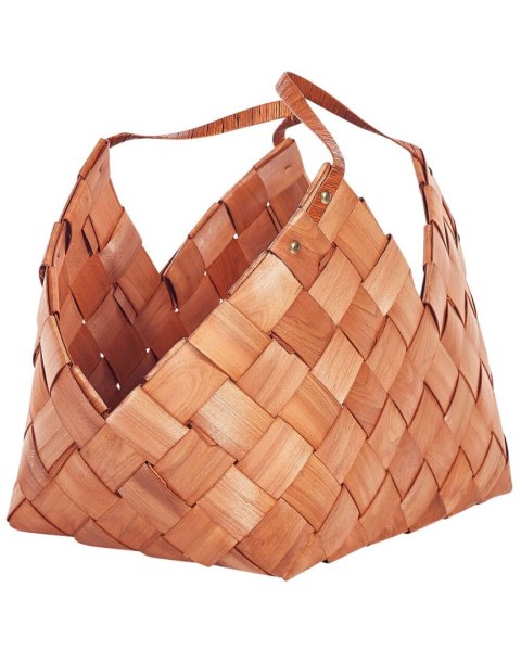 Kosz drewniany naturalny QARA