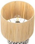Lampa stołowa YUNES Ceramika Naturalny Lumarko!