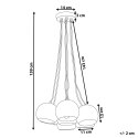 Lampa wisząca OLZA Metal Czarny Lumarko!
