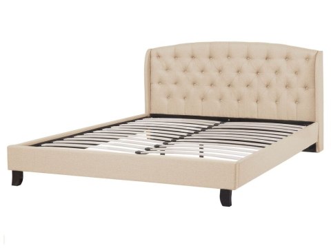 Łóżko BORDEAUX 160 x 200 cm Beżowy