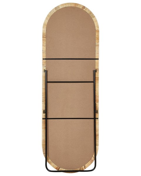 Lustro stojące MONTOT 150 cm Rattan Naturalny