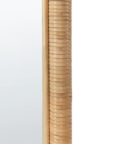 Lustro stojące MONTOT 150 cm Rattan Naturalny