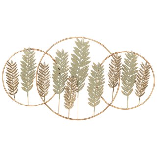 Dekoracja ścienna Liść COPERNICIUM Metal Złoty 50 cm