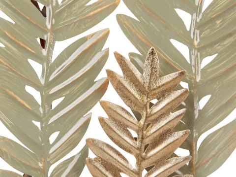 Dekoracja ścienna Liść COPERNICIUM Metal Złoty 50 cm