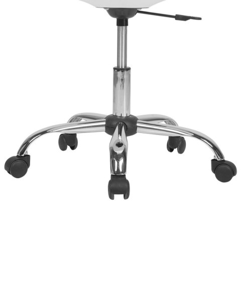 Krzesło biurowe regulowane ekoskóra białe DAKOTA II