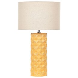 Lampa stołowa BALONNE Ceramika Żółty Lumarko!
