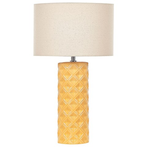 Lampa stołowa BALONNE Ceramika Żółty Lumarko!