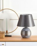 Lampa stołowa SADO Porcelana Srebrny Lumarko!