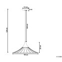 Lampa wisząca GIONA Metal Czarny Lumarko!