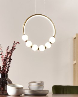 Lampa wisząca LED FANE Metal Złoty Lumarko!