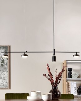 Lampa wisząca LED FOYLE Metal Czarny Lumarko!