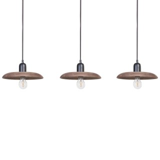 Lampa wisząca MANJEERA Drewno Brązowy