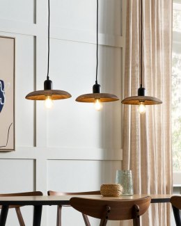 Lampa wisząca MANJEERA Drewno Brązowy Lumarko!