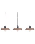 Lampa wisząca MANJEERA Drewno Brązowy Lumarko!