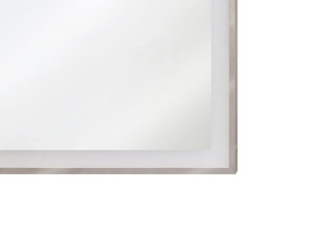 Lustro łazienkowe LED ARGENS 80 cm 60 cm Srebrny