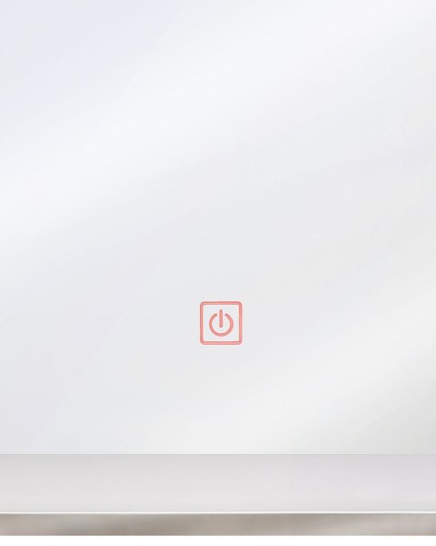 Lustro łazienkowe LED ARGENS 80 cm 60 cm Srebrny