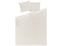 Narzuta na łóżko z poduszkami RUDKHAN 160 x 220 cm Kremowy