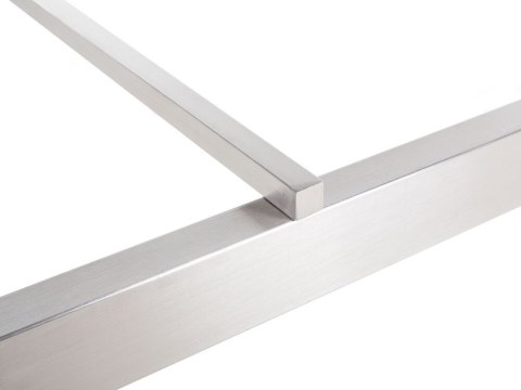 Stół ogrodowy granitowy dzielony blat 180 x 90 cm czarny GROSSETO