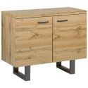 Szafka dwudrzwiowa jasne drewno TIMBER Lumarko!