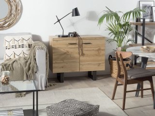 Szafka dwudrzwiowa jasne drewno TIMBER