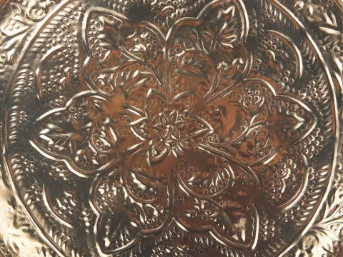 Zestaw 2 pater dekoracyjnych złoty SADANE