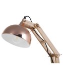 Lampa biurkowa SALADO Regulowana Drewno Miedziany Lumarko!