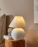 Lampa stołowa LIMIA Ceramika Złamana biel Lumarko!
