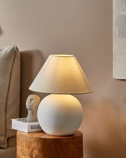 Lampa stołowa LIMIA Ceramika Złamana biel Lumarko!