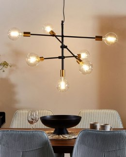 Lampa wisząca CREMERA Metal Czarny Lumarko!