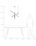 Lampa wisząca CREMERA Metal Czarny Lumarko!