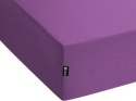 Prześcieradło z gumką JANBU Bawełna 200x200 cm Purpurowy Lumarko!