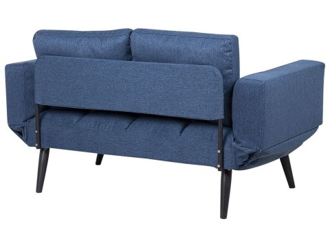 Sofa rozkładana niebieska BREKKE