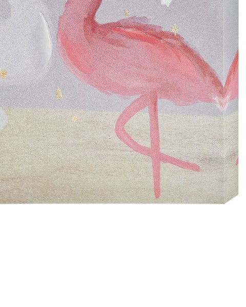 Zestaw 3 obrazów na płótnie TIMIA Motyw zwierzęcy 30 x 30 cm Szary