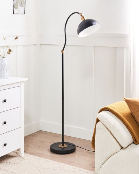 Lampa podłogowa LENNON Regulowana Metal Czarny