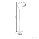 Lampa podłogowa LENNON Regulowana Metal Czarny Lumarko!