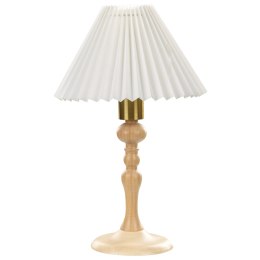 Lampa stołowa COOKS Drewno Jasny brąz/ biały Lumarko!