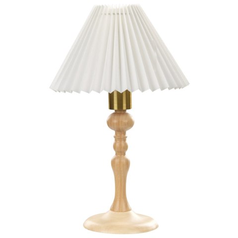 Lampa stołowa COOKS Drewno Jasny brąz/ biały Lumarko!