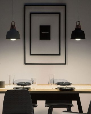 Lampa wisząca NARMADA Metal Grafitowy