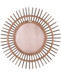 Lustro ścienne STENEN 76 cm 76 cm Rattan Piaskowy Lumarko!