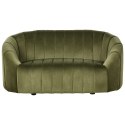 Sofa 2-osobowa welurowa zielona MALUNG Lumarko!
